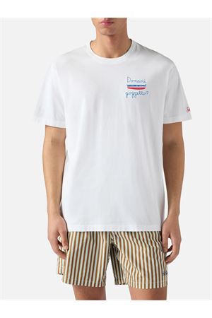 T-Shirt Portofino Man In Cotone Con Stampa Frontale MC2 SAINT BARTH | T-shirt | POT000101091L